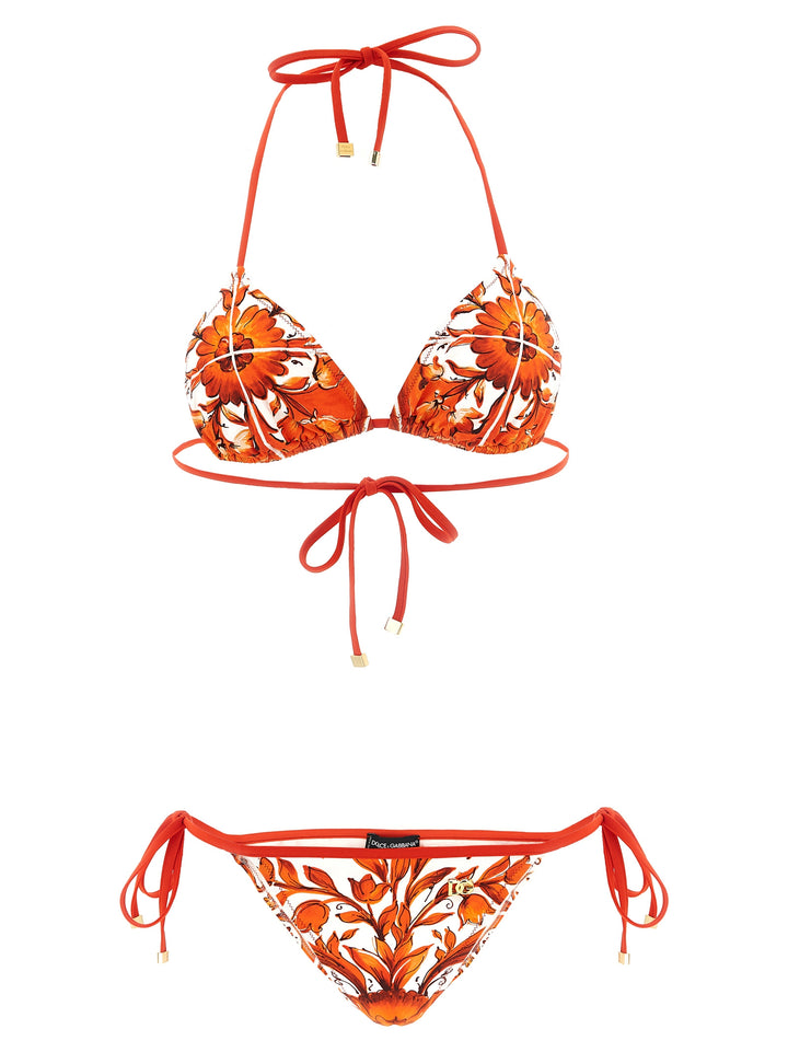 Dolce & Gabbana Maiolica Beachwear - Arancione | 5a6bacdbc5449b4626c23eb3f9e83e2962ee6424