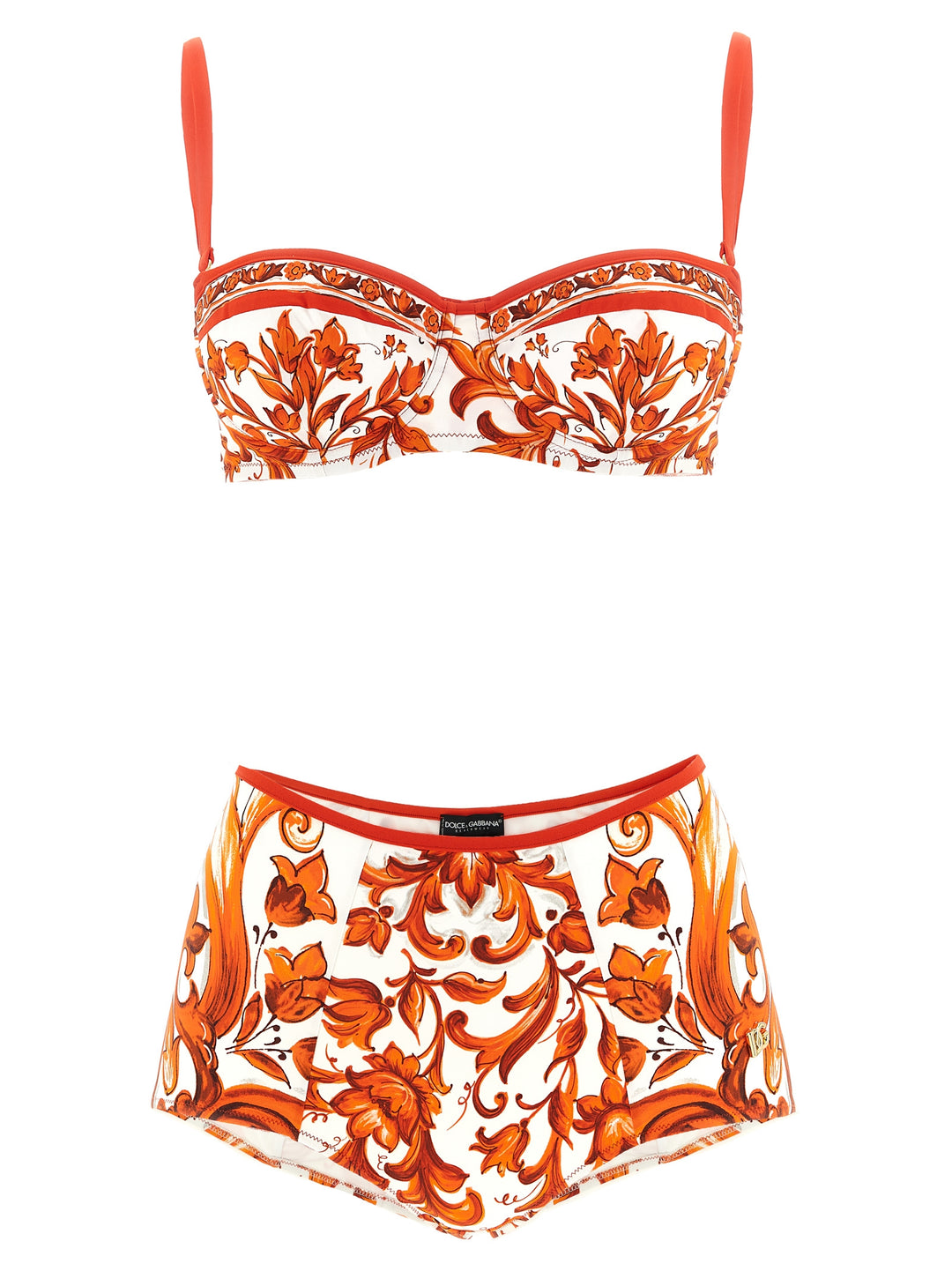 Dolce & Gabbana Maiolica Beachwear - Arancione | 1f11c38392560607617abdd6bdb5a941d3c3066f