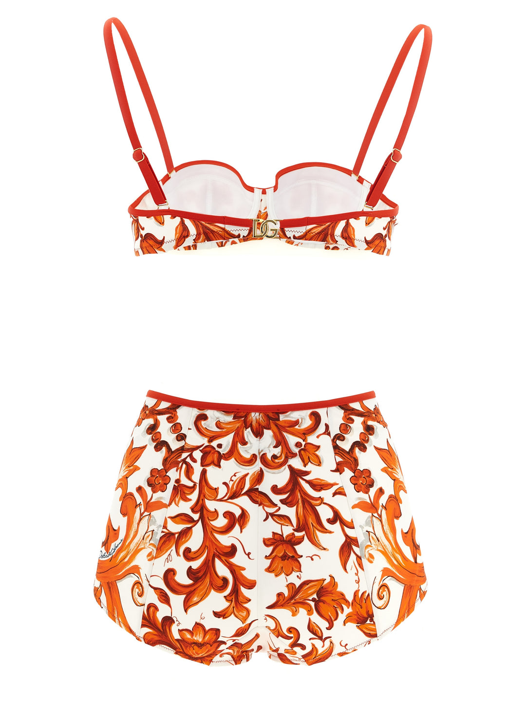 Dolce & Gabbana Maiolica Beachwear - Arancione | c95ab7128d996d66b318b91e32c9f11236a17ec3