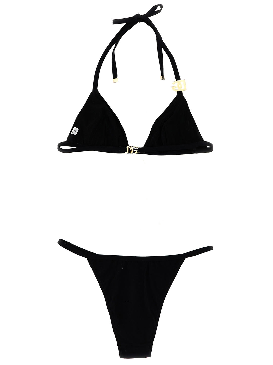Dolce & Gabbana Logo Bikini Set Beachwear - Nero | 5b2099211cfc4793b0587e06261cbca83160c5e8