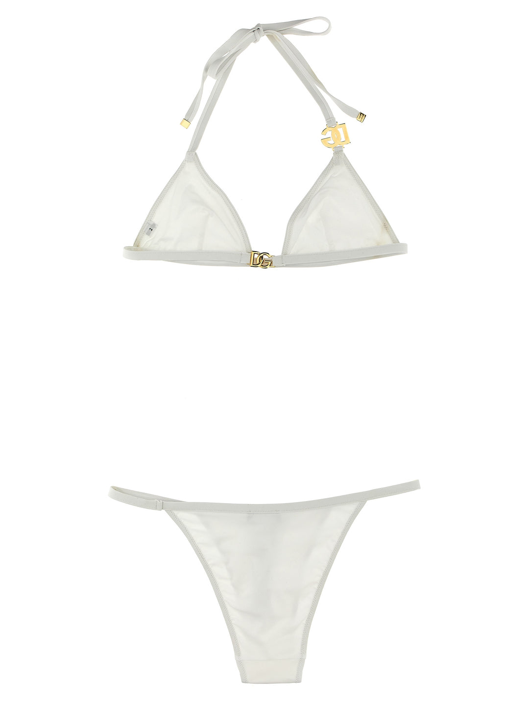 Dolce & Gabbana Dg Bikini Beachwear - Bianco | 869ee8435d79d4015a8894a7bb32dbd54dd20846