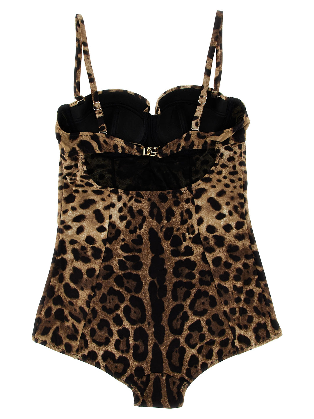 Dolce & Gabbana Leopardo Beachwear - Marrone | 093880589137ff839c5cbd647533a1fd23281eee