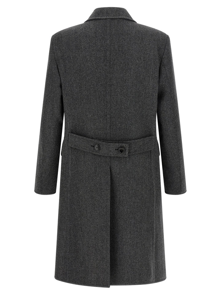 Tom Ford Double-Breasted Coat Trench e Impermeabili - Grigio | ed26d9c43b290a6dab83a2aeac3883cb498f35d3