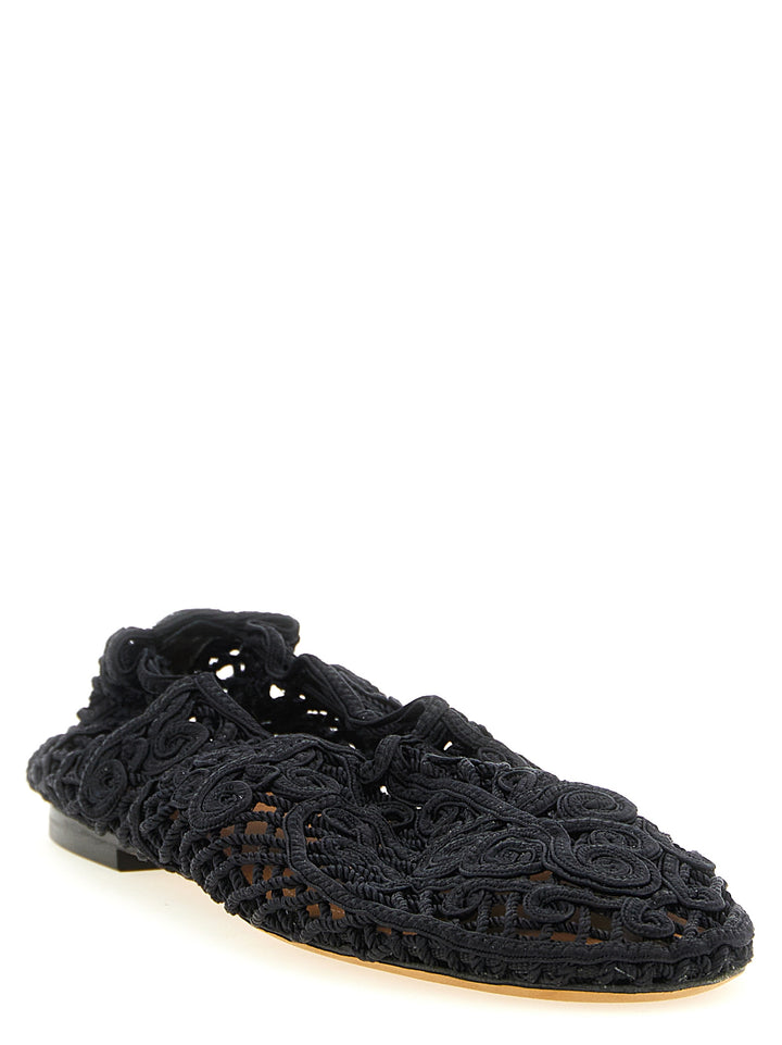 Odissi Iris Flat shoes - Nero | b791dccb76bfd9c54965abe45859cbfa6a1aa810
