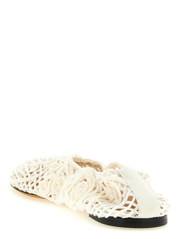 Odissi Iris Flat shoes - Bianco | 95ee37de43251edcf38e3871baee8ec237378d2b