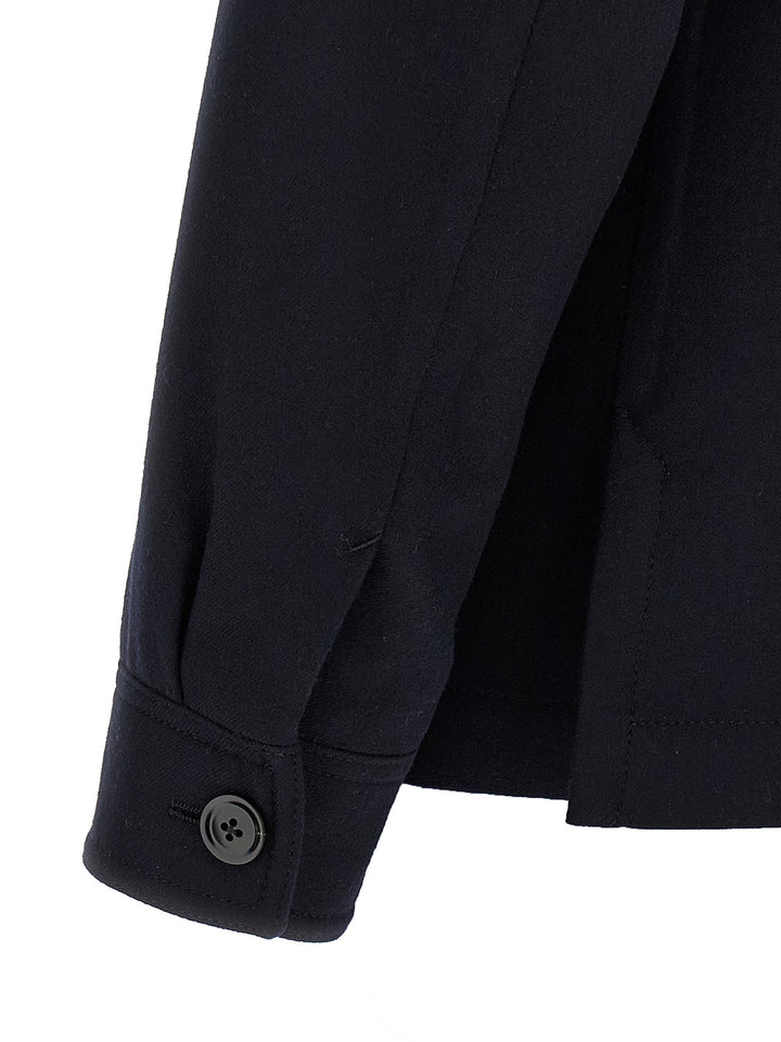 Tom Ford Double Splittable Light Wool Camicie - Blu | 538f6f224718291740a5e337cea2ae87e3ff90ad