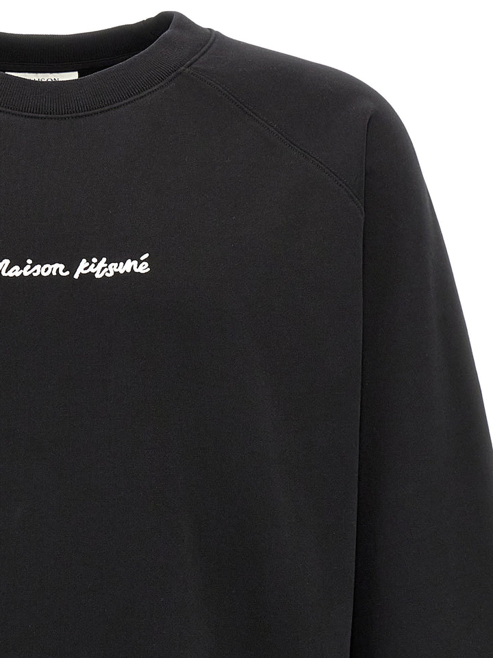 Maison Kitsune Logo Embroidery Felpe - Nero | f54d2282b76f0a9c35978d9d30a0181f50c44a5e