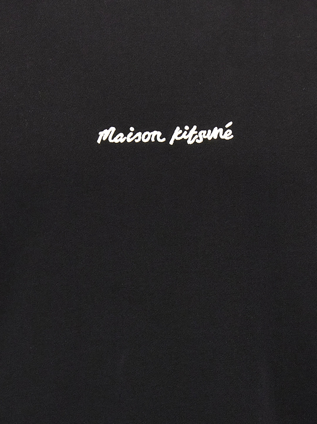 Maison Kitsune Logo Embroidery Felpe - Nero | 6a158058a028b46ab76e476fc2f3bff98d984145