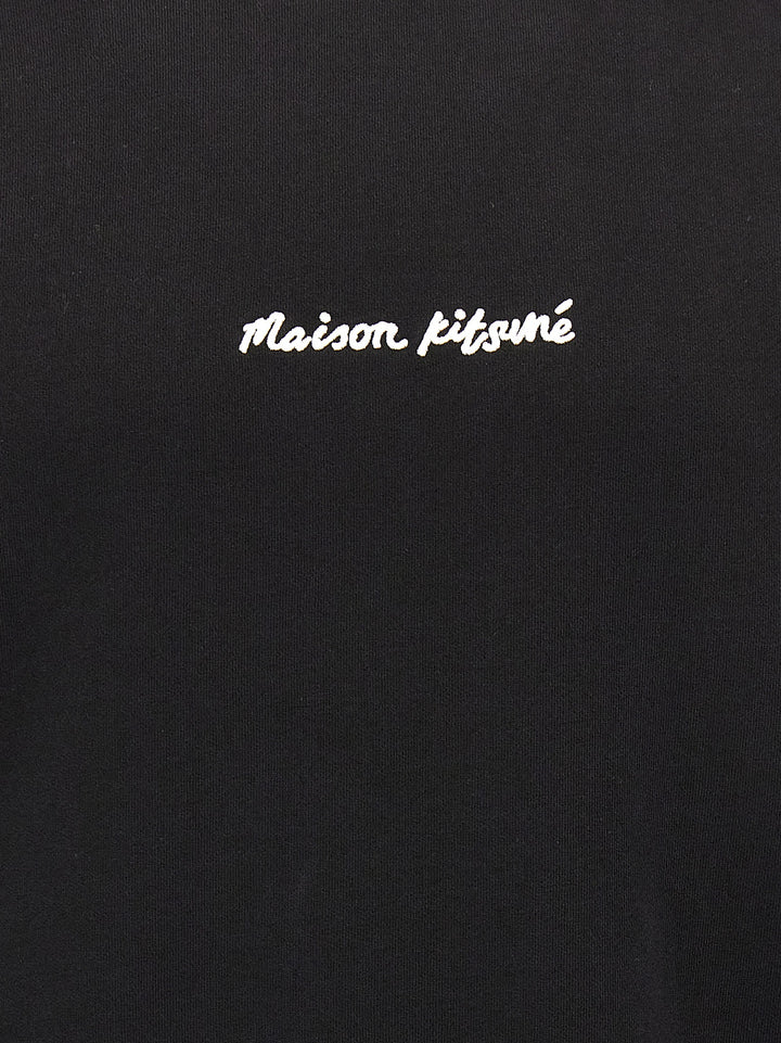 Maison Kitsune Logo Embroidery Felpe - Nero | 6a158058a028b46ab76e476fc2f3bff98d984145