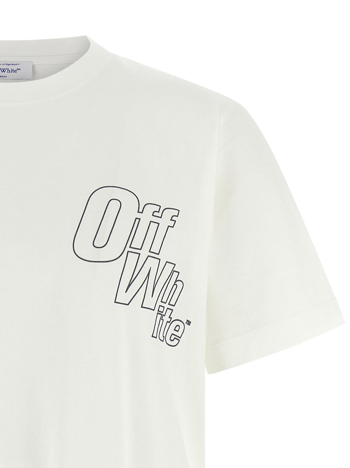 Off-White Outline Arrow Slim T shirt - Bianco | 1cc68f9d0a5a2654eaa09a443e32178d8b7008e9