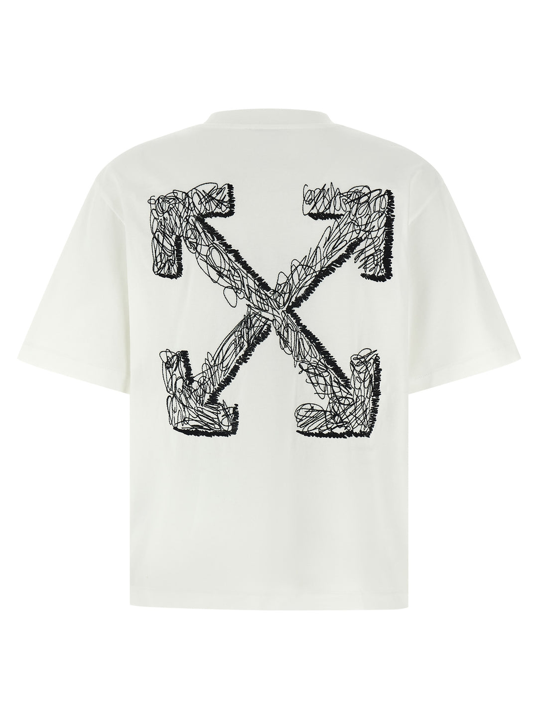 Off-White Scribble Arrow Skate T shirt - Bianco/Nero | 716853e630af0d00beb54ec153eabc3511ac7f9e