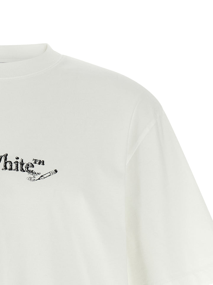 Off-White Scribble Arrow Skate T shirt - Bianco/Nero | b9967ec9a3c4e1d7386f6d1593698c0e1378c3d7