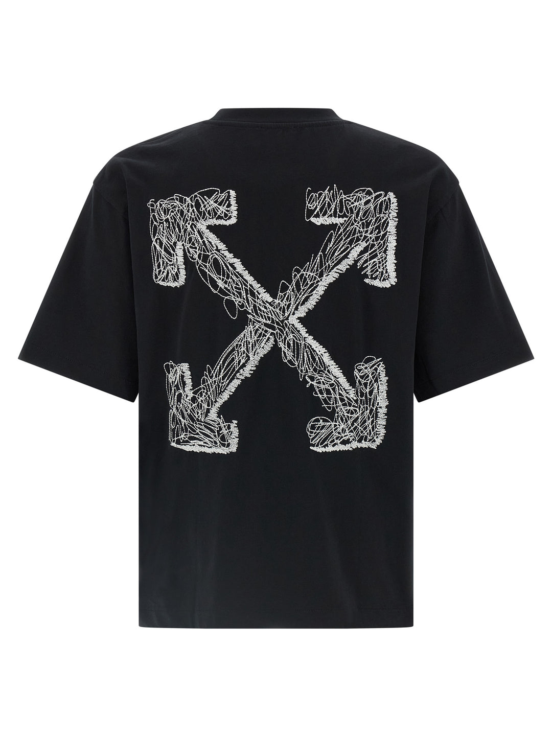 Off-White Scribble Arrow Skate T shirt - Bianco/Nero | 74c35df214b223e94c04529e78c9266f569a00bb