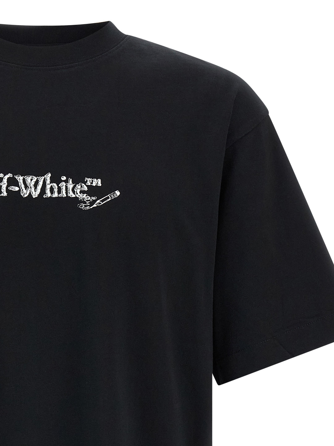 Off-White Scribble Arrow Skate T shirt - Bianco/Nero | 53c8a4b7485aef478eb3db5eab44053c426b5689