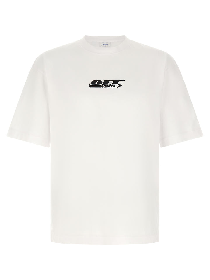 Off-White Off Adv Skate T shirt - Bianco | dd61c06b3e16bea22ebe986eef5ae391c6fe7f8d