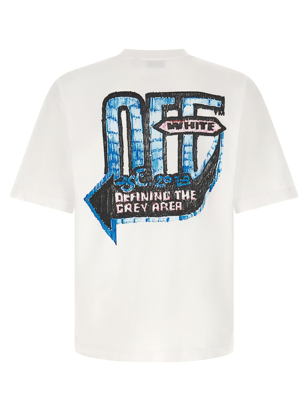Off-White Off Adv Skate T shirt - Bianco | cd94e98f1605884cb2a6b1ffef8077b7ed53e39c