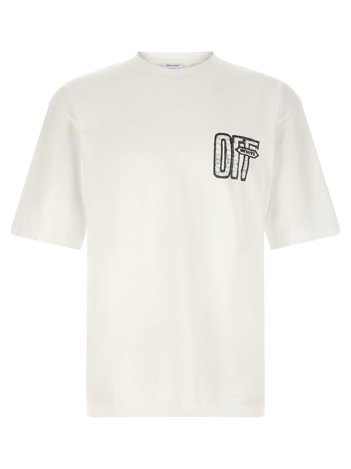 Off-White Motion Arrow Skate T shirt - Bianco | 530296ce7dbe5d345e8ec0c5106636b9e771fad6