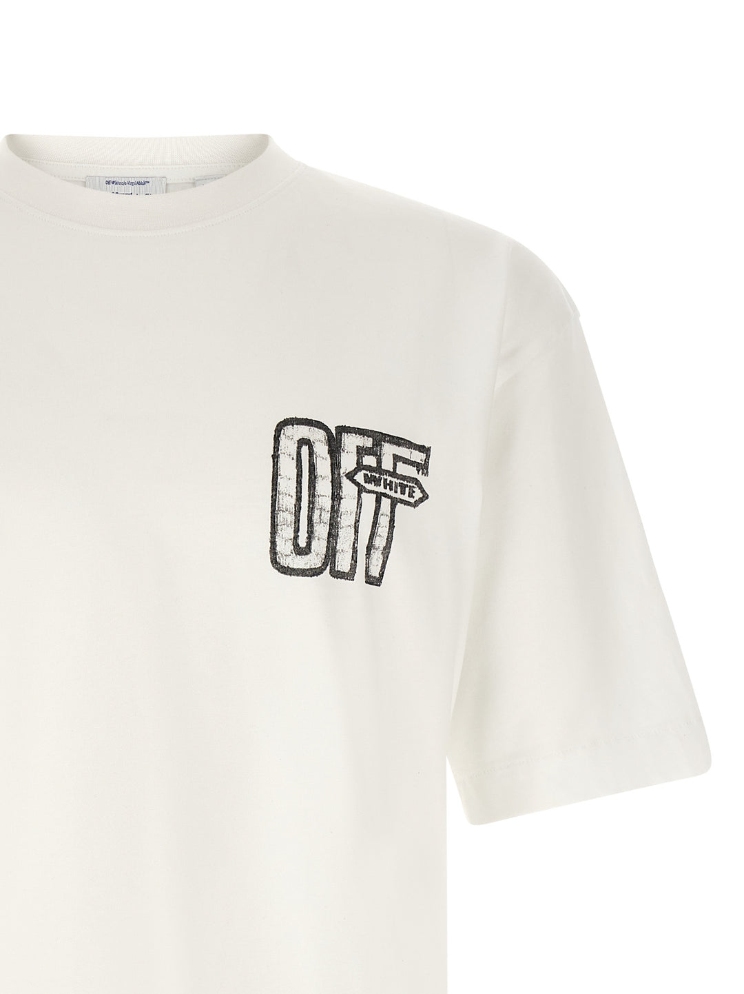 Off-White Motion Arrow Skate T shirt - Bianco | a02ecd5d082db5a9c7ee72a53d874975ce639a81