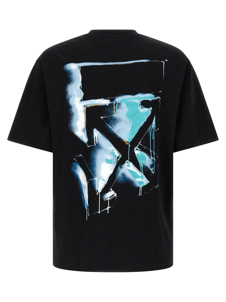 Off-White 3d Arrow Spray T shirt - Nero | 2a4074d7a4389e960a0e251fadb6832264e159d1