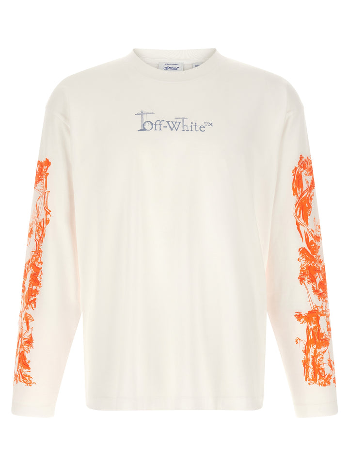Off-White City Nature Skate T shirt - Bianco | 4cda32f5d74b6a1c04eaa6aecf2e87d9c5fca79d