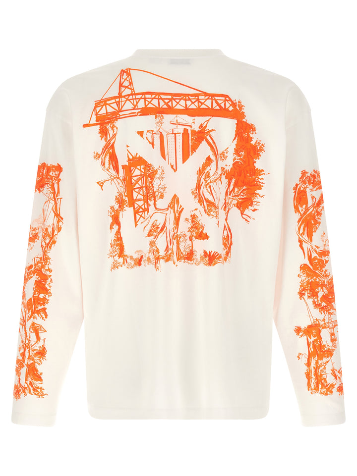 Off-White City Nature Skate T shirt - Bianco | a5bdb3ff731efa9ff21169c09c62acde4c65f21a