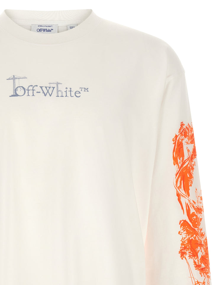 Off-White City Nature Skate T shirt - Bianco | c48d4332ed6fbf0bd013412ad1346c9f8149aee1