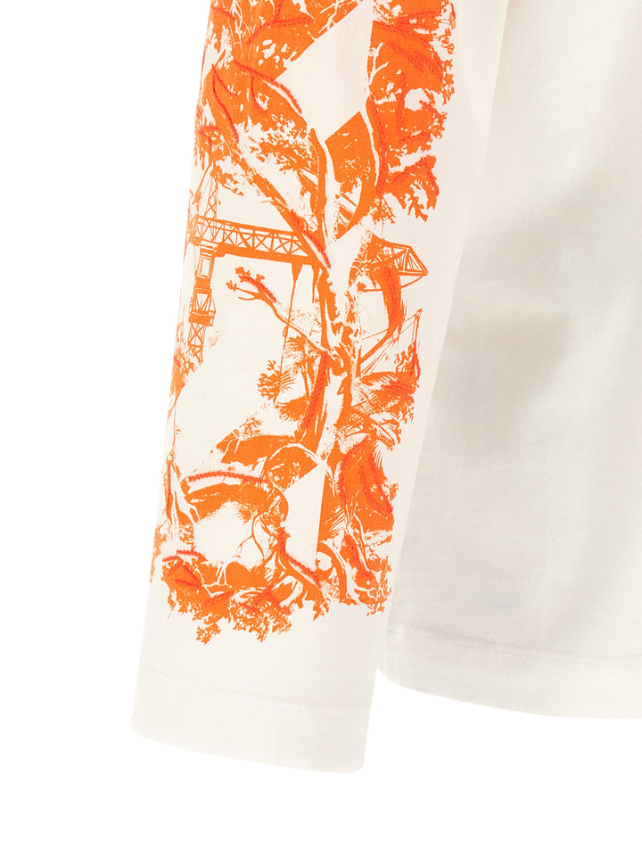 Off-White City Nature Skate T shirt - Bianco | 4ec050511dc41e1fcf45ceaa6992147f842b674b