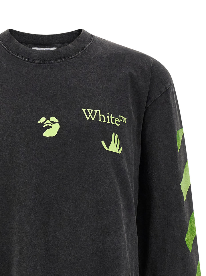 Off-White Bacco Arrow Skate T shirt - Nero | 9191cde00101335432ffd1bd0cababb7c3a28322