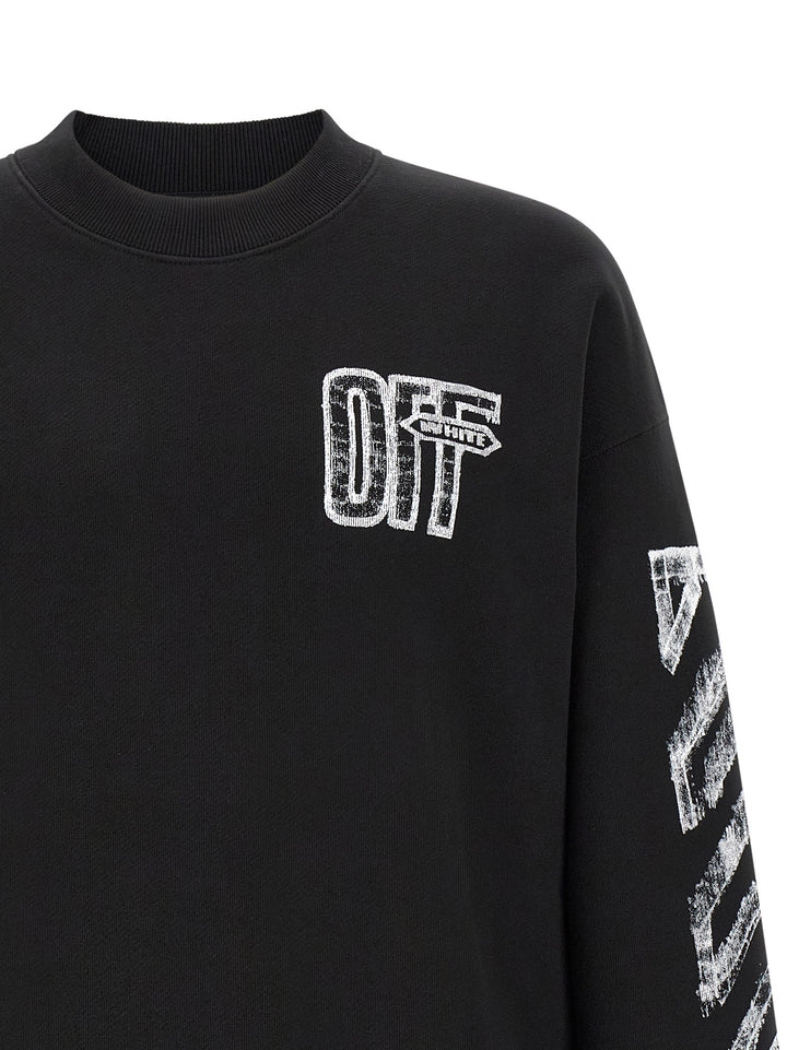 Off-White Motion Arrow Skate Felpe - Nero | cf66e1cdee7af7979676e9159f51fa483437e387