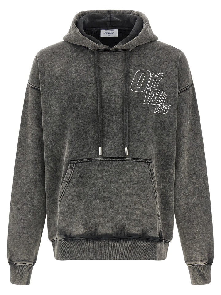 Off-White Outline Arrow Skate Felpe - Grigio | 2107a4dd1da90e54b04fcdc705769cc53db929eb