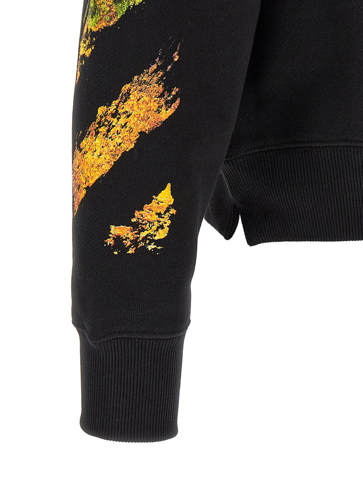 Off-White Spices Arrow Skate Felpe - Nero | 2a95fe487d7ff21efdd1d63172511964664319b8