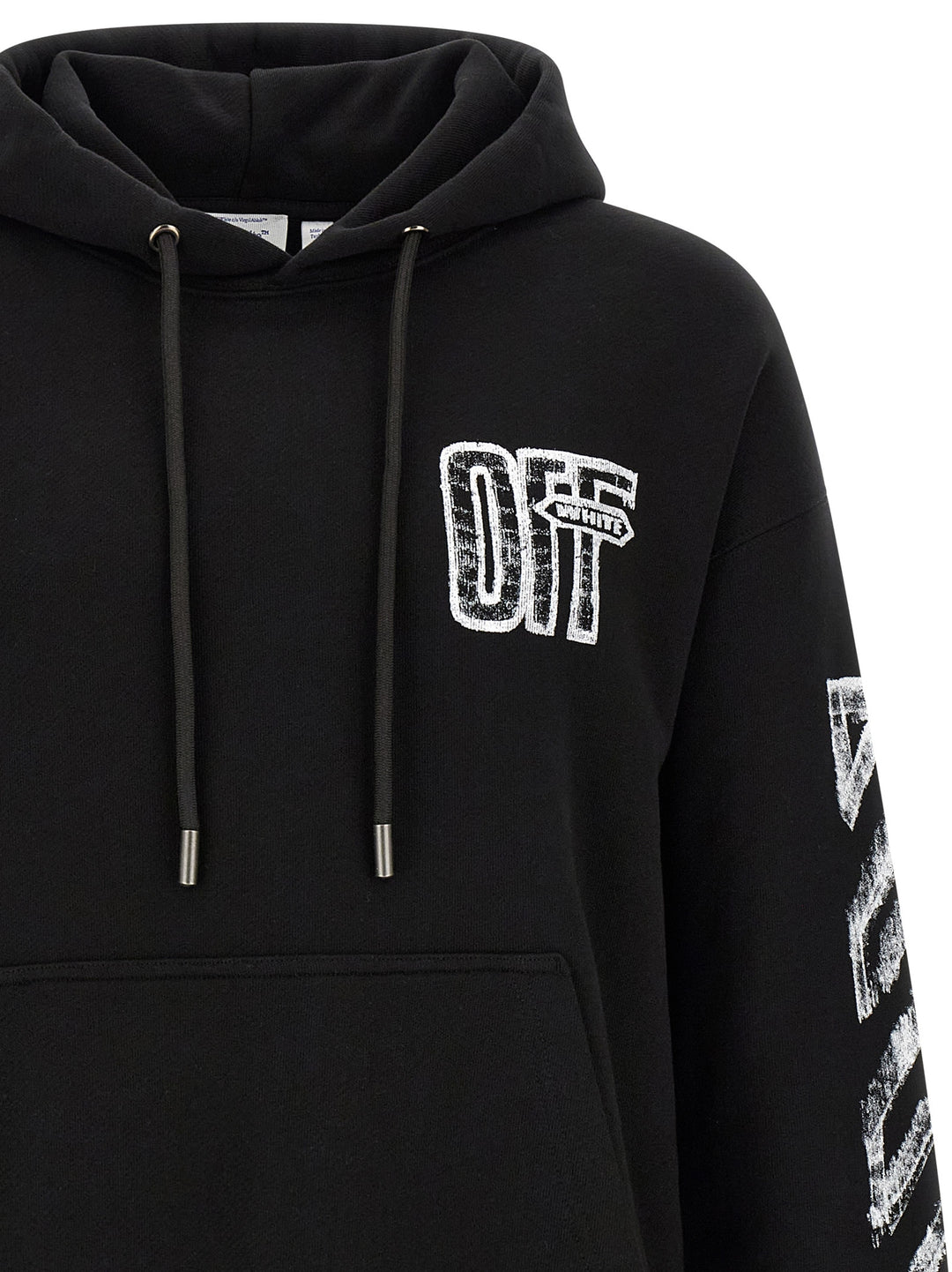 Off-White Motion Arrow Skate Felpe - Nero | 3eb5fda853a48c4b2e2581205375bd8d5c19b883
