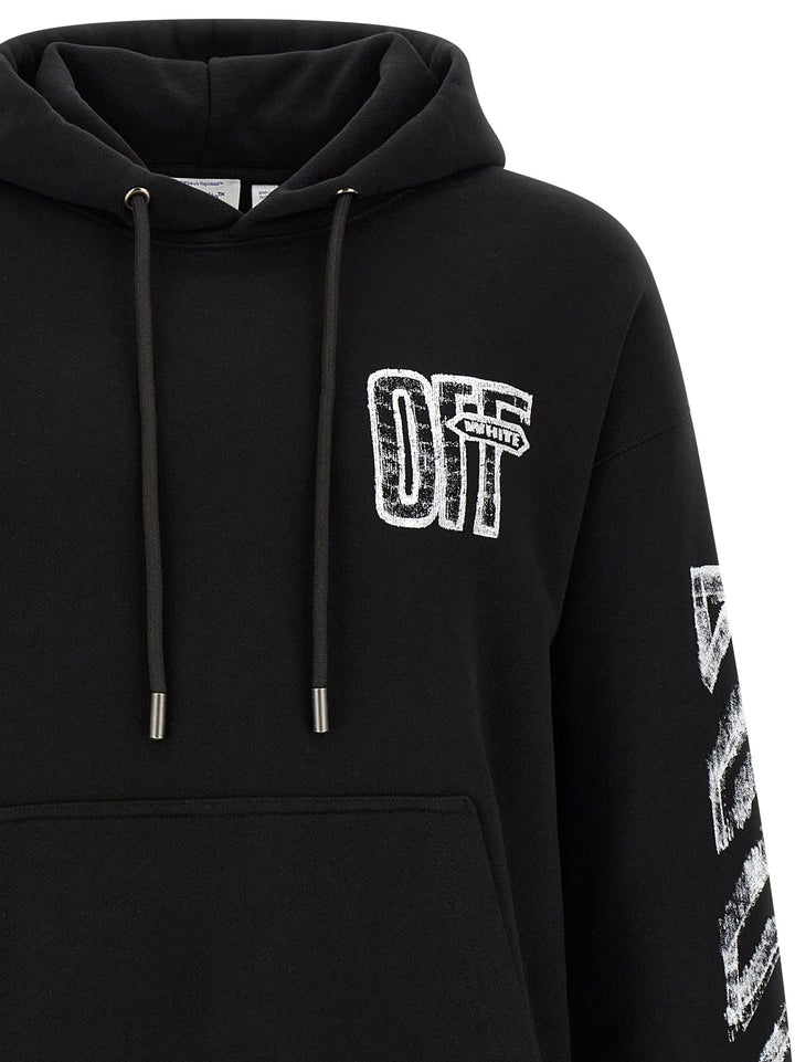 Off-White Motion Arrow Skate Felpe - Nero | 3eb5fda853a48c4b2e2581205375bd8d5c19b883