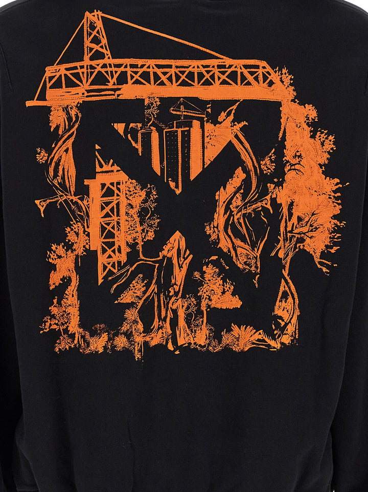 Off-White City Nature Felpe - Nero | e796e22751f0920b6efcdb728c63da71536a2a13
