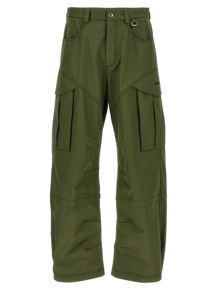 Off-White Arr Cot Straight Cargo Pantaloni - Verde | d77b8cd43040d18309022e8b5c2b7b7e5f169957