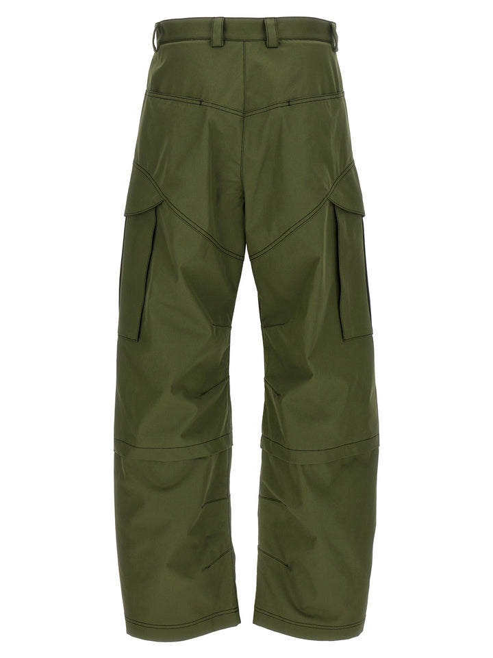 Off-White Arr Cot Straight Cargo Pantaloni - Verde | 6062765df07ecb0d75c5cb3ee4b94e5fdf3c9b12