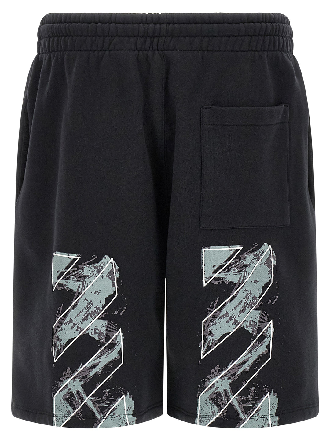 Off-White Paint Diag Skate Bermuda e Short - Nero | 52a3976d286ede7ab1baa603afb3aa9dcbd2f769
