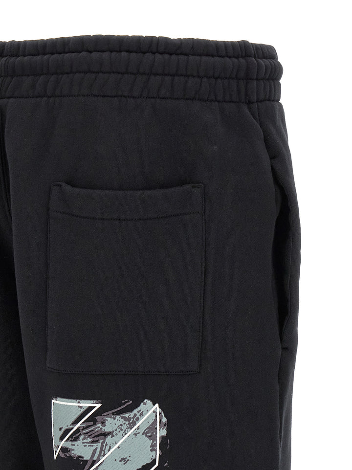 Off-White Paint Diag Skate Bermuda e Short - Nero | 0ea5e08bcdb6ac0c4441b07921681b49b6e6a0c4