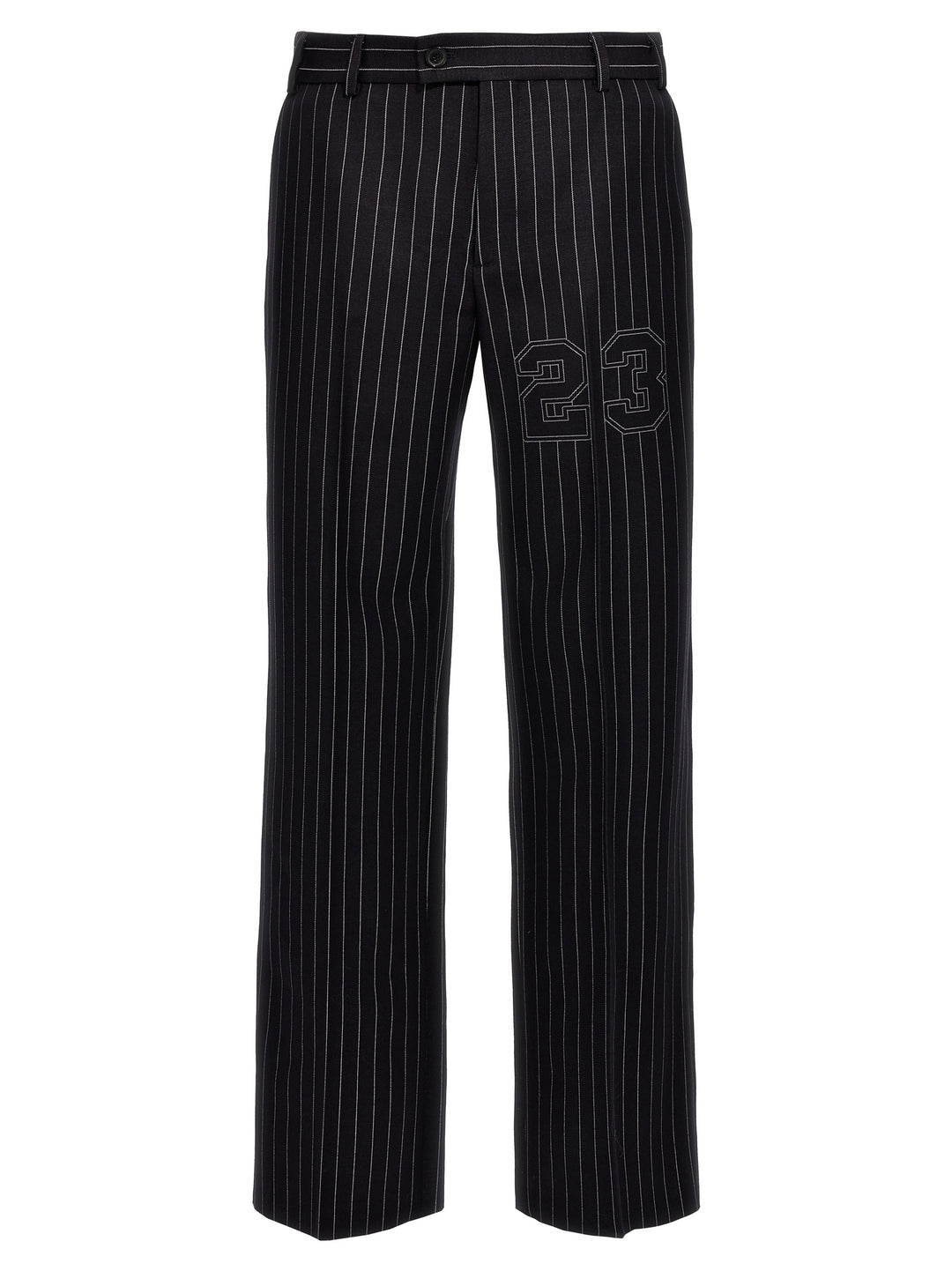 Off-White 23 Pinstripes Pantaloni - Blu | ddce6a7cb6f6ff8796c4ee943a477a071f6609a3