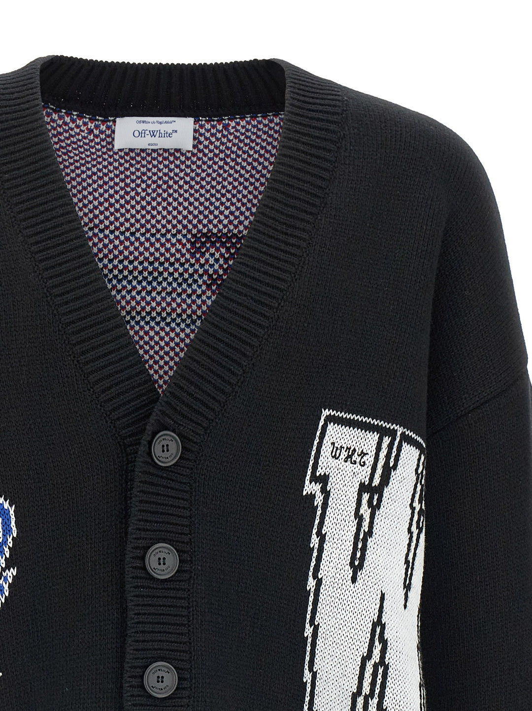 Off-White Glide Diag Maglioni - Nero | 16c2b568f5c01d372932302491fc7c119c58e2bf