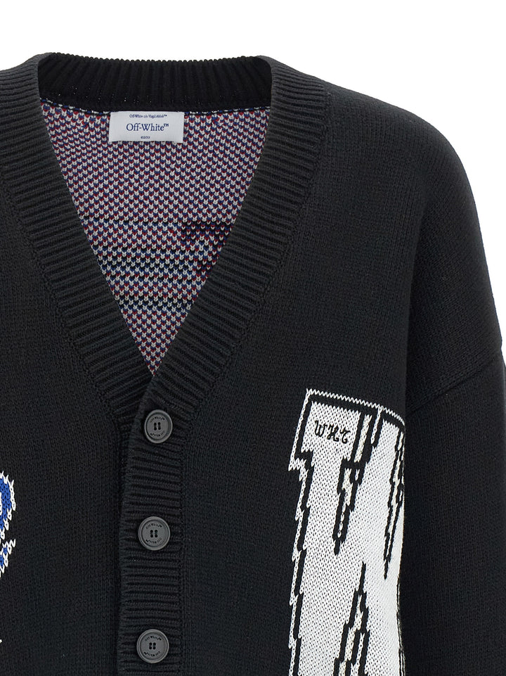 Off-White Glide Diag Maglioni - Nero | 16c2b568f5c01d372932302491fc7c119c58e2bf