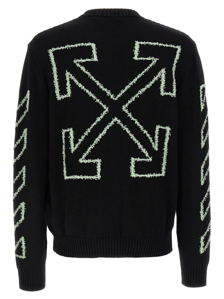 Off-White Diag Outline Maglioni - Nero | d5749979b354baadc173b2b3db9ce5f42067f73a