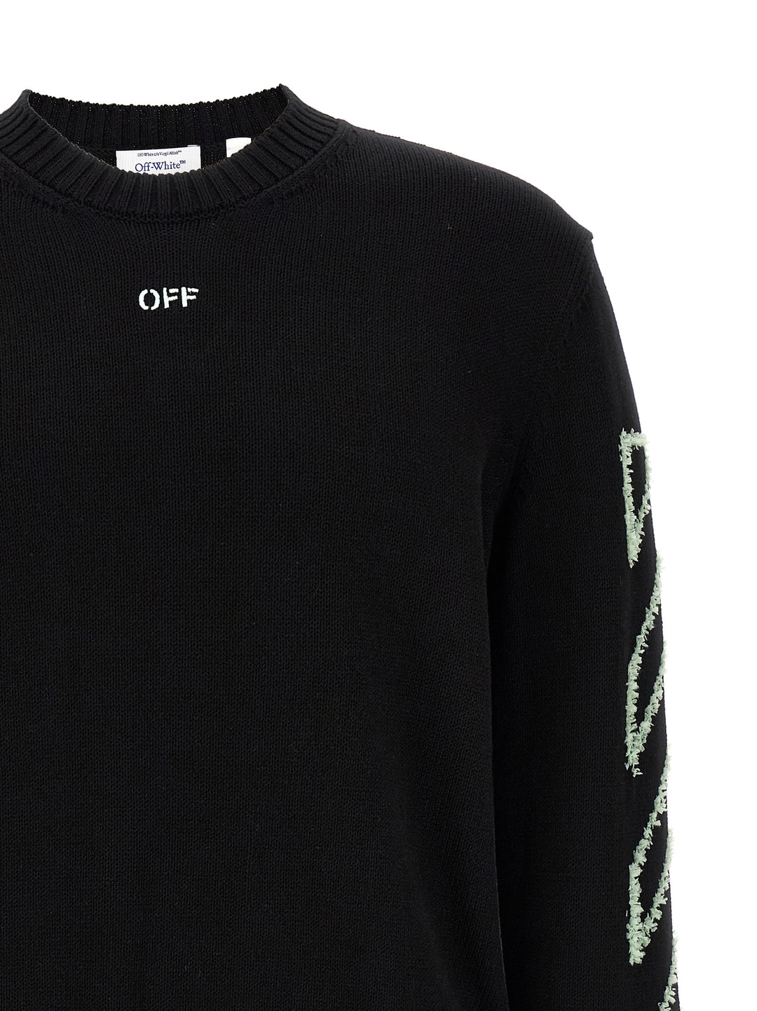 Off-White Diag Outline Maglioni - Nero | 3bdb6d7e22970d2aa0cb2bfa10171dbc25589d1d
