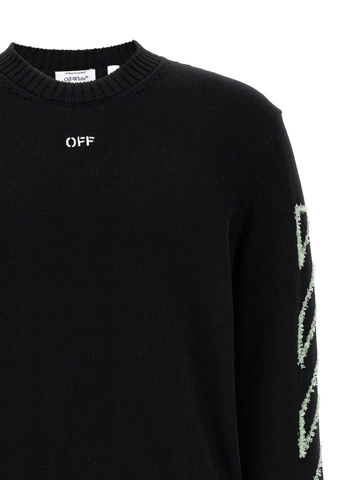 Off-White Diag Outline Maglioni - Nero | 3bdb6d7e22970d2aa0cb2bfa10171dbc25589d1d