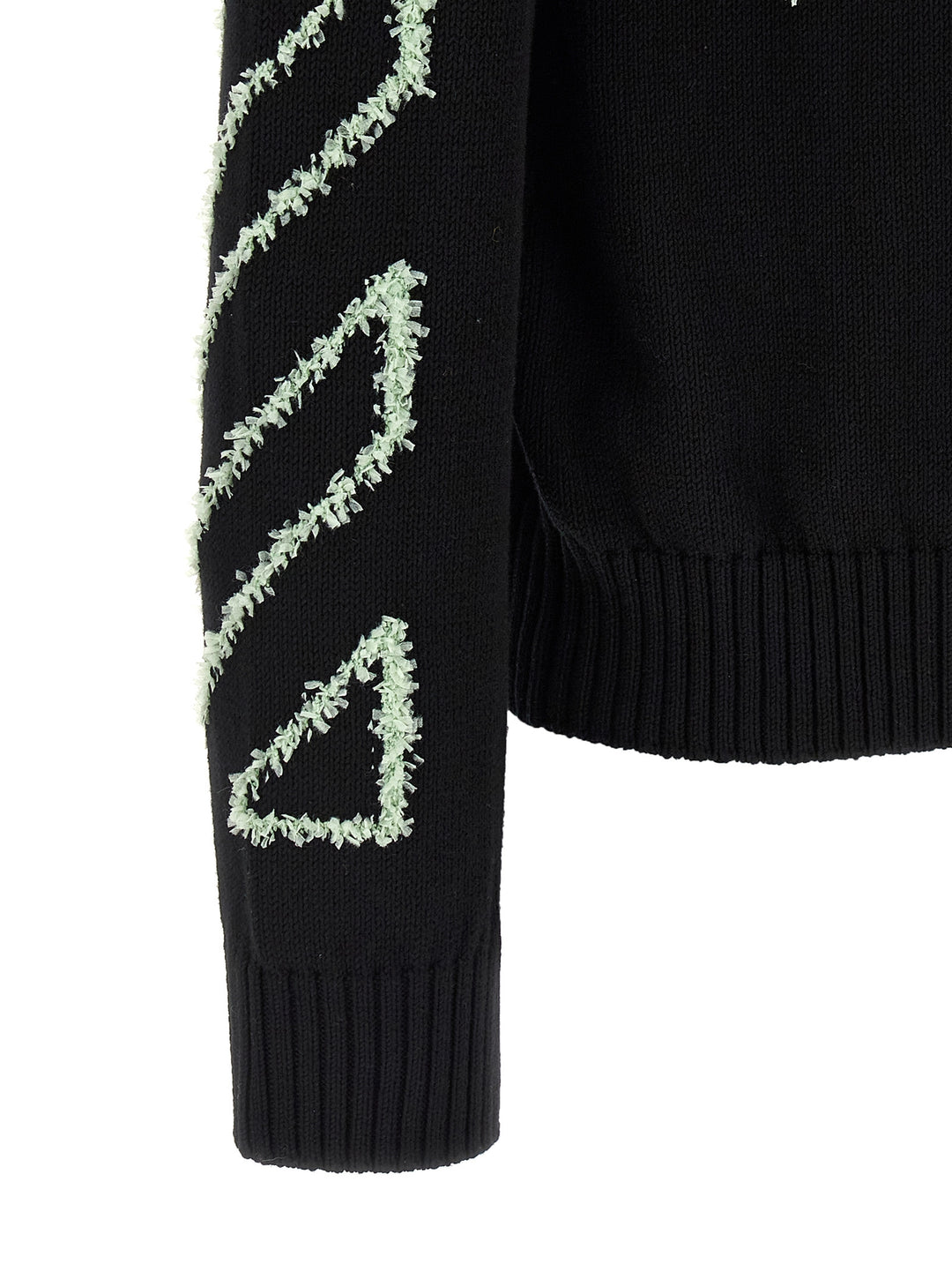 Off-White Diag Outline Maglioni - Nero | 938c313d8ad78e4ff6516a99e4b70ba7f2573948