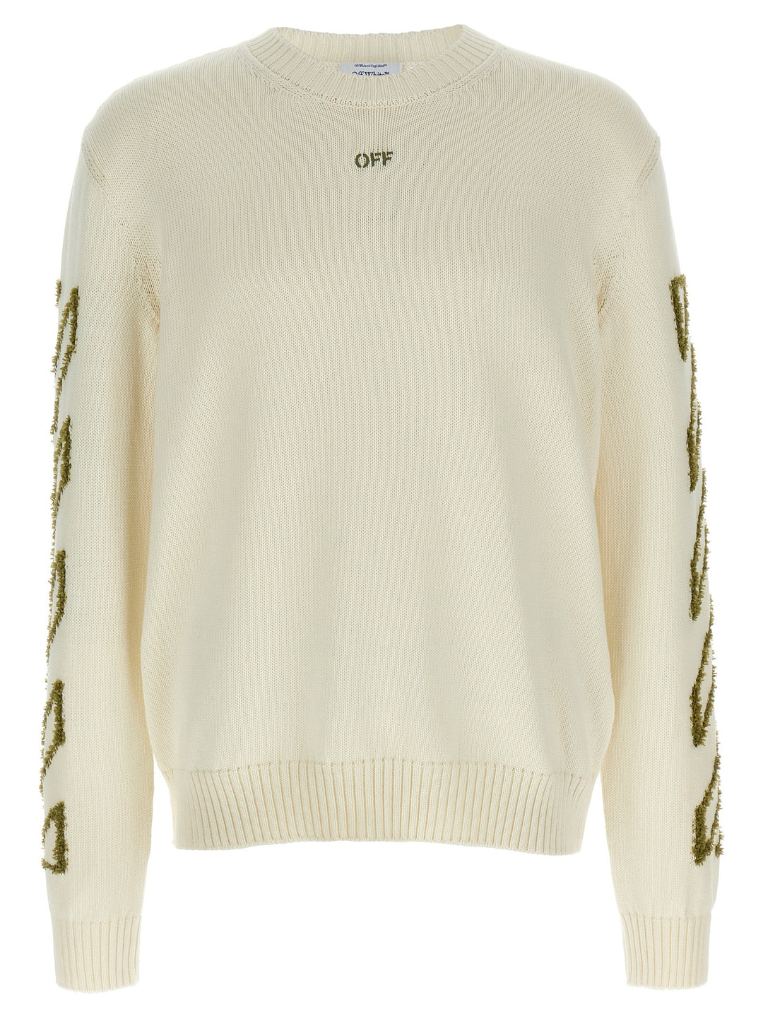 Off-White Diag Outline Maglioni - Beige | d2db9a2d036756d49882d96f57ecc474dbc80f6d