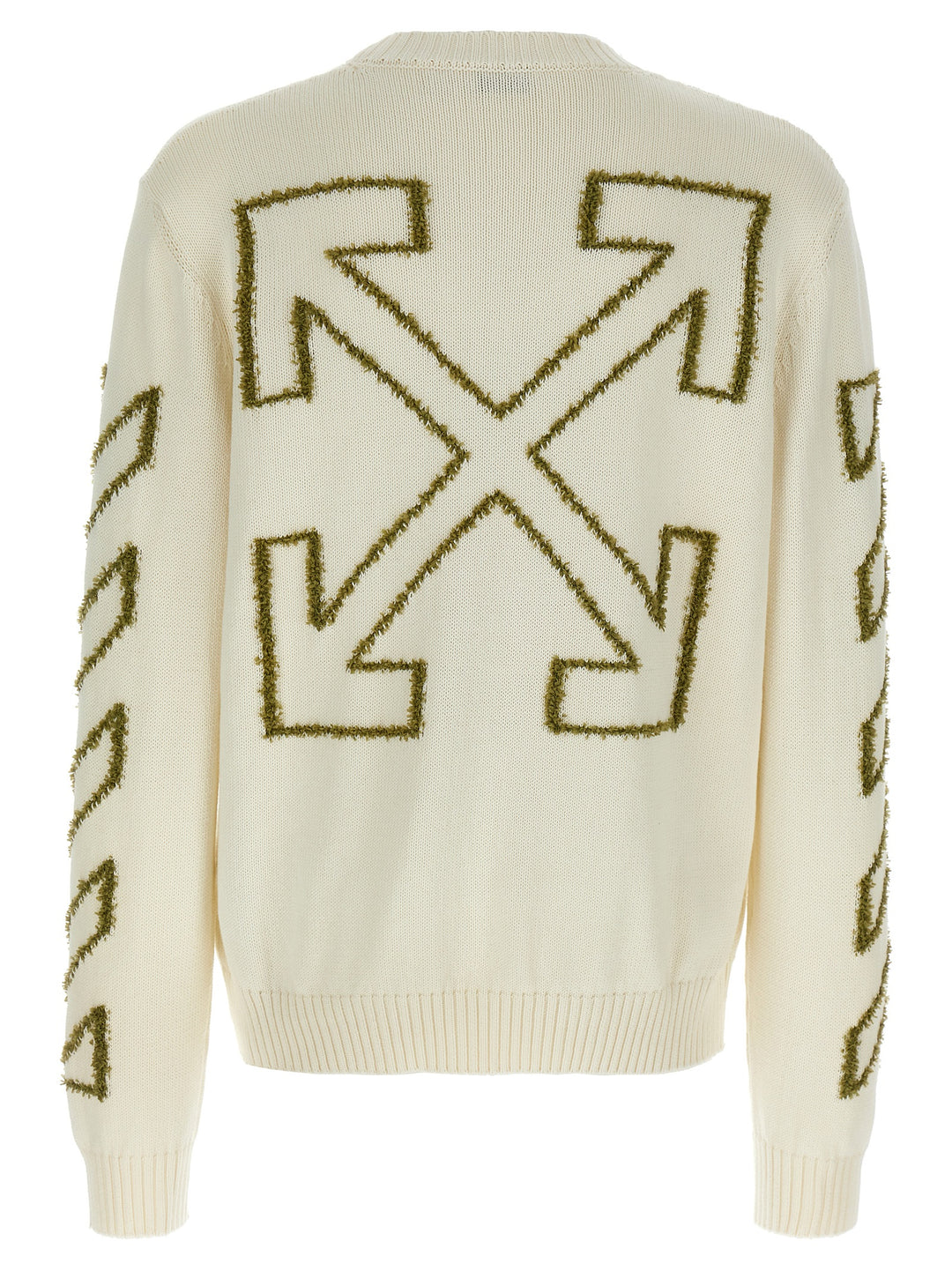 Off-White Diag Outline Maglioni - Beige | a8797184a9eb680d4ee3c926e0d5affad37fa717