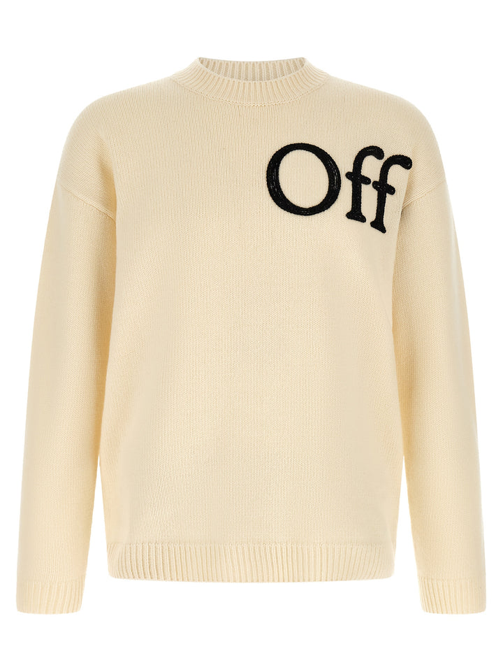 Off-White Bookish Shared Maglioni - Bianco | 202aebdb1bb75ca2a6addee06e08ffa17904ad65