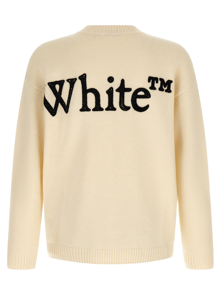 Off-White Bookish Shared Maglioni - Bianco | 2f65656b4eae7babbf294d53dd9d7116c3a5352a