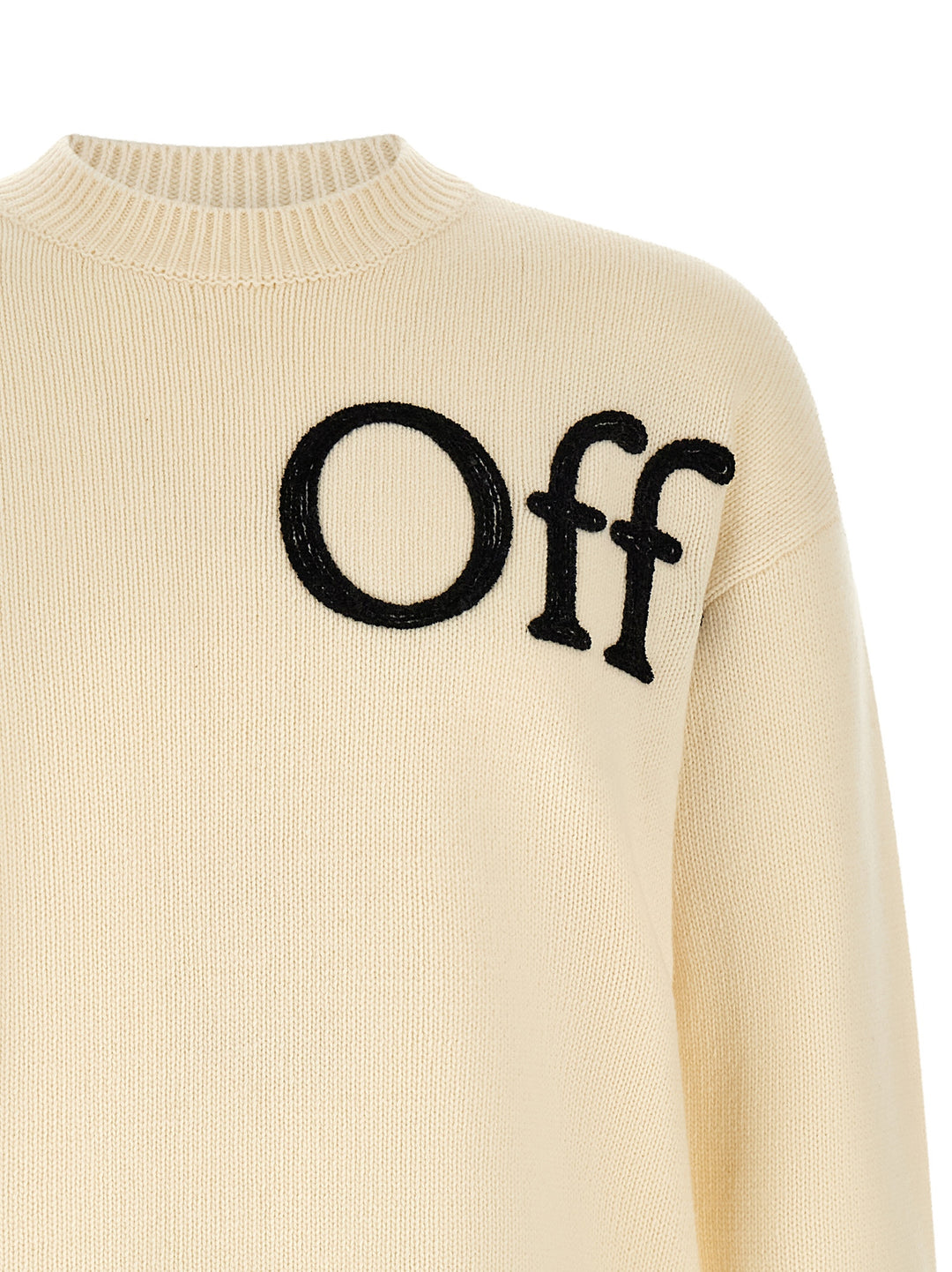 Off-White Bookish Shared Maglioni - Bianco | a620be935d4d6fe2943a7b8ff43a835e761f2309